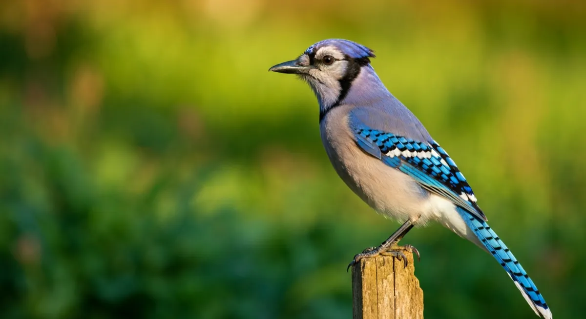Colorful songbird on a branch with a smartphone being held to photograph it