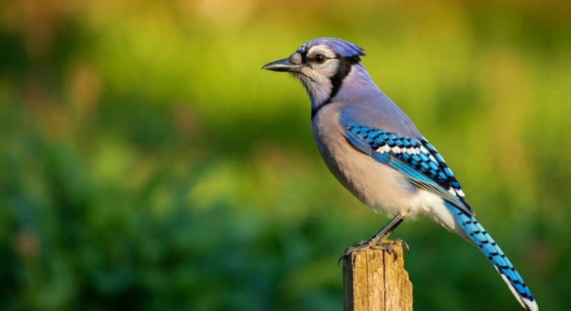 Colorful songbird on a branch with a smartphone being held to photograph it