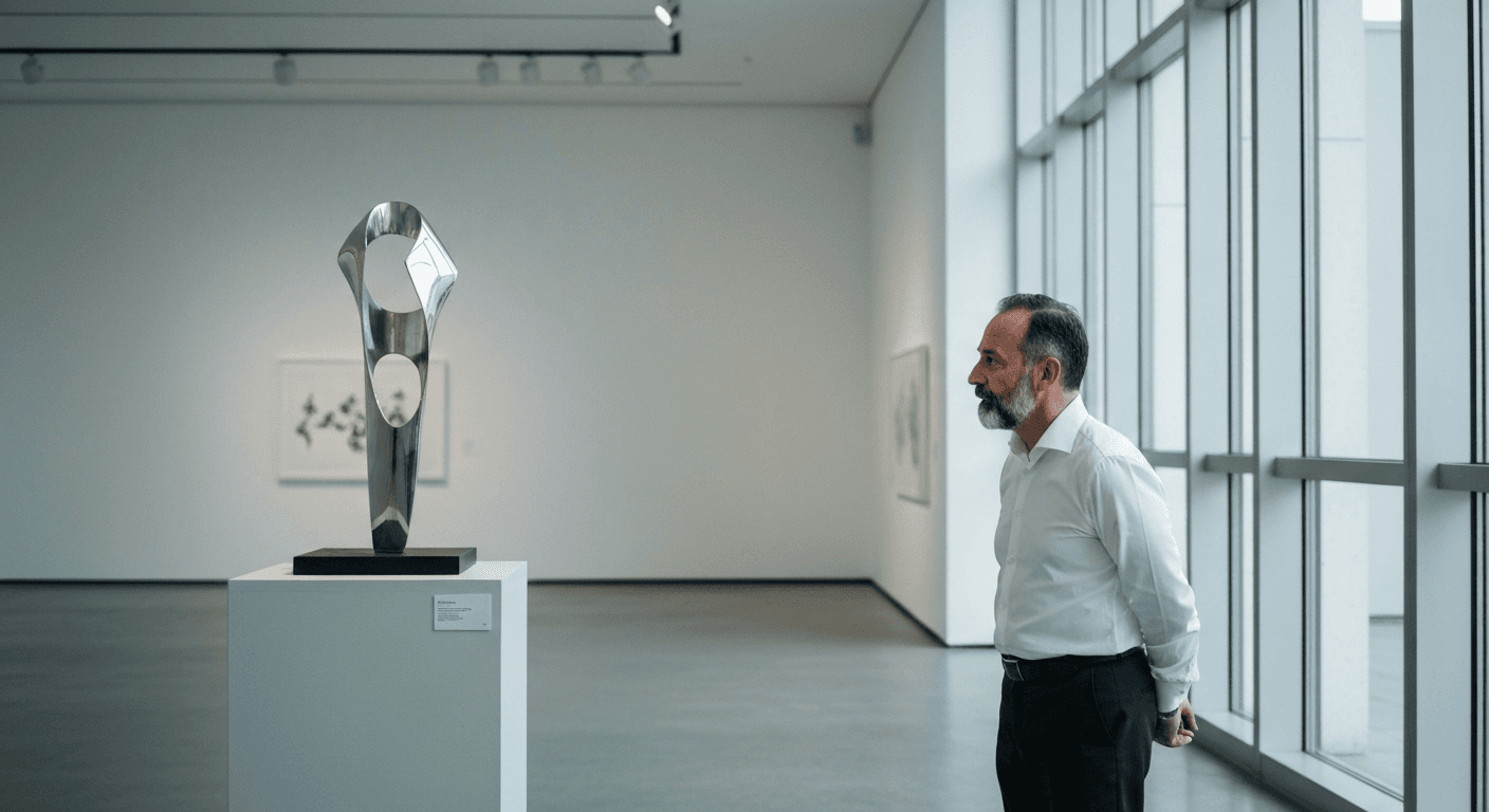 A person standing next to a doorframe with a smartphone in hand for measurement